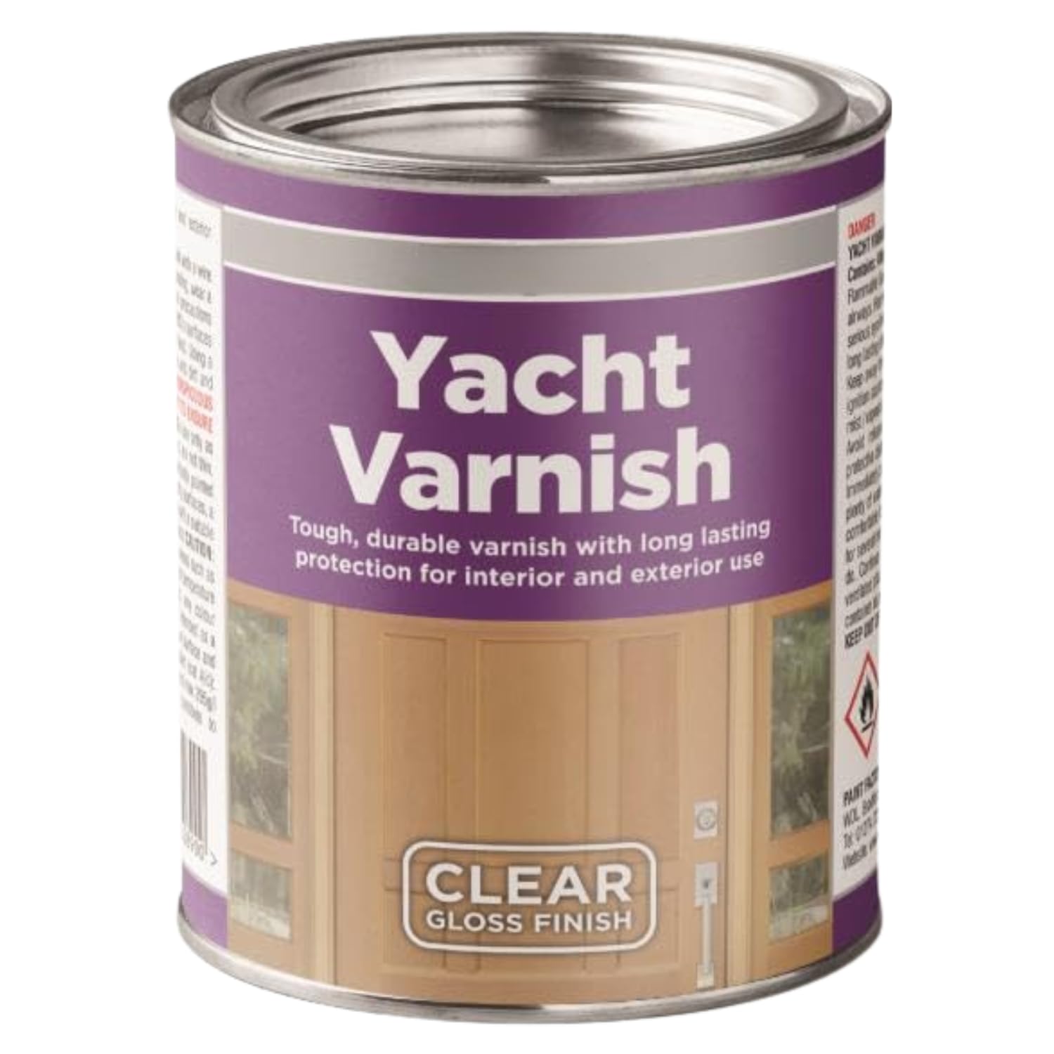 Inspired Essentials Varnish All Purpose Matt/Gloss/Yacht Spray Aerosol Professional Finish, Wood Colour Paint, Long Lasting Protection (Yacht (300Ml Tin), 3)