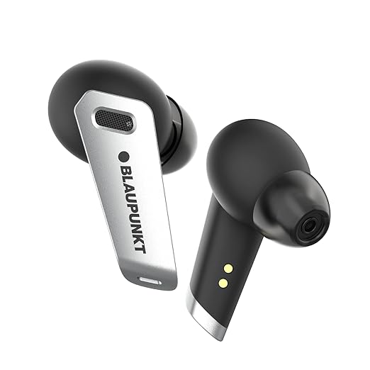 Blaupunkt Newly Launched BTW300 BASS Buds Truly Wireless Bluetooth in-Ear Earbuds I Bass Demon Tech I ENC CRISPR TECH I 40Hrs Playtime I TurboVolt Charging I BT Version 5.3 I 80ms Low Latency (Black)