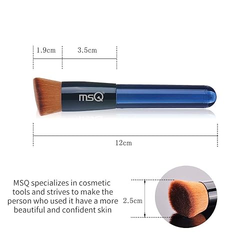 Miniatura 2 de Foundation Brush MSQ Stipple - Brocha corrector (Azul)