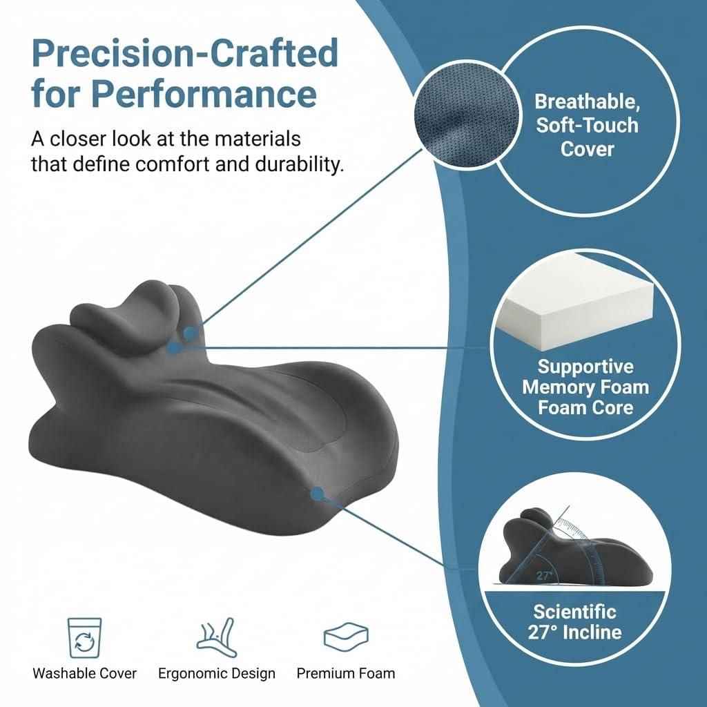 Ergonomisches Sex Kissen für die Paare, 27 Grad Memory Foam Liebeskissen, Atmungsaktives Erotik Kissen & Ramps für Mehr Intimität，E