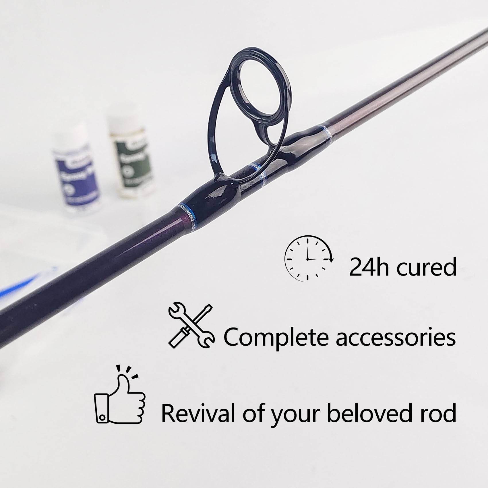 Aventik Fishing Rod Repair Kit for Casting Guide Replacement