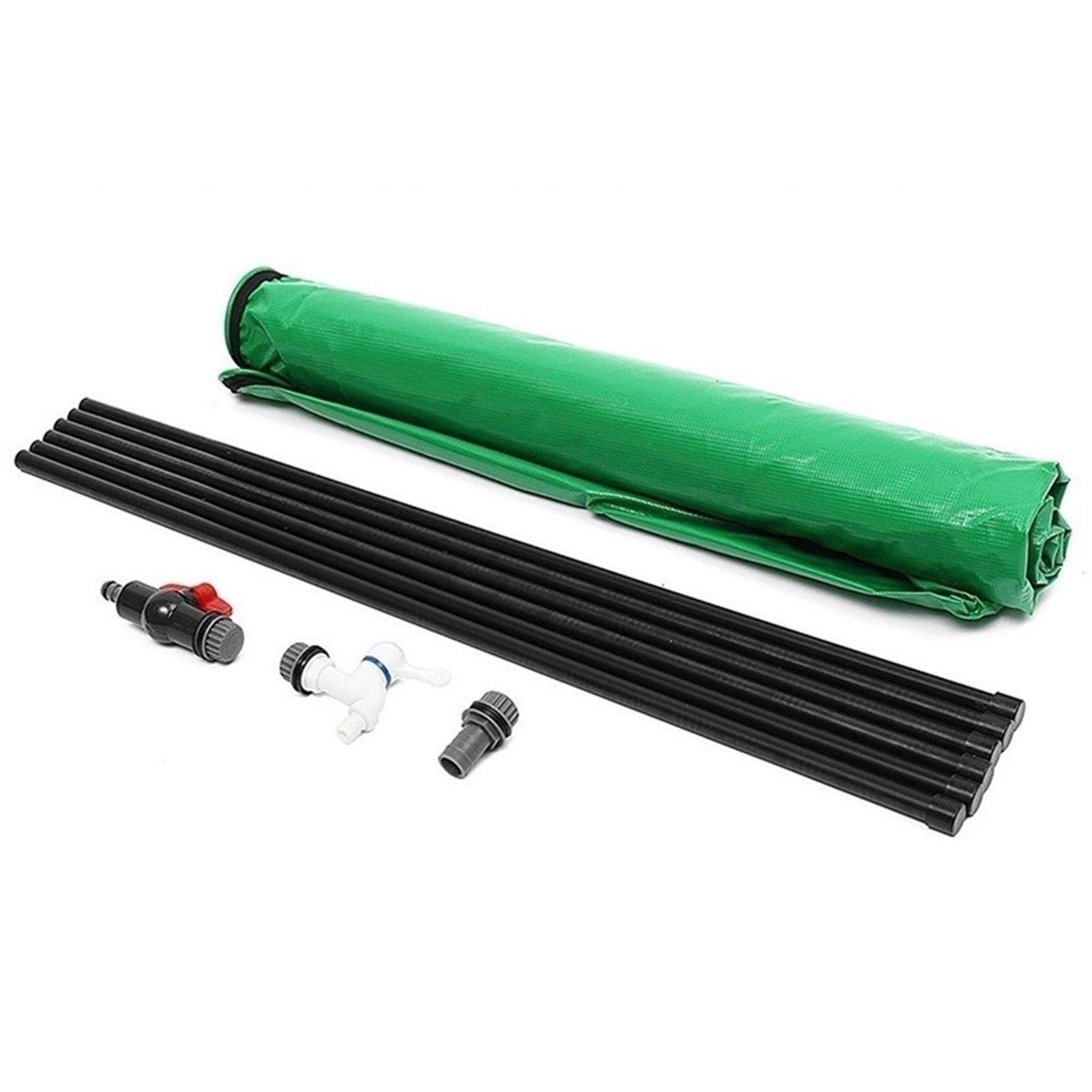 Barril de lluvia plegable con tanque de agua flexible y malla de filtro para un riego eficiente del jardín