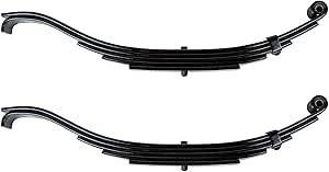 New Trailer Leaf Spring UNA-232 5 Leaf Slipper 3500lbs For 7000 Lbs Axle 20041 - Foto 6