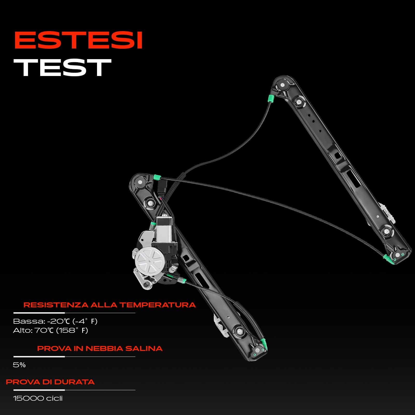 Frankberg Alzacristallo elettrico con motore anteriore destro 51337020660
