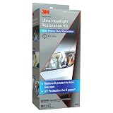 3M Ultra Headlight Restoration Kit, Contains Masking Tape, Light Sanding Discs, Wax Protectant and More, Use on Plastic Lenses Headlights, Taillights and More, Easy Heavy-Duty Restoration (39195) – view 3