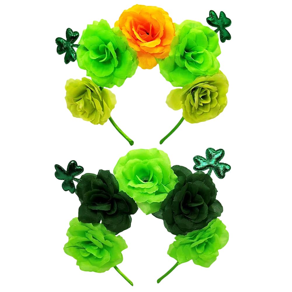 PyrrlicToy St Patricks Day Headband, 2pc St Patricks Day Accessories
