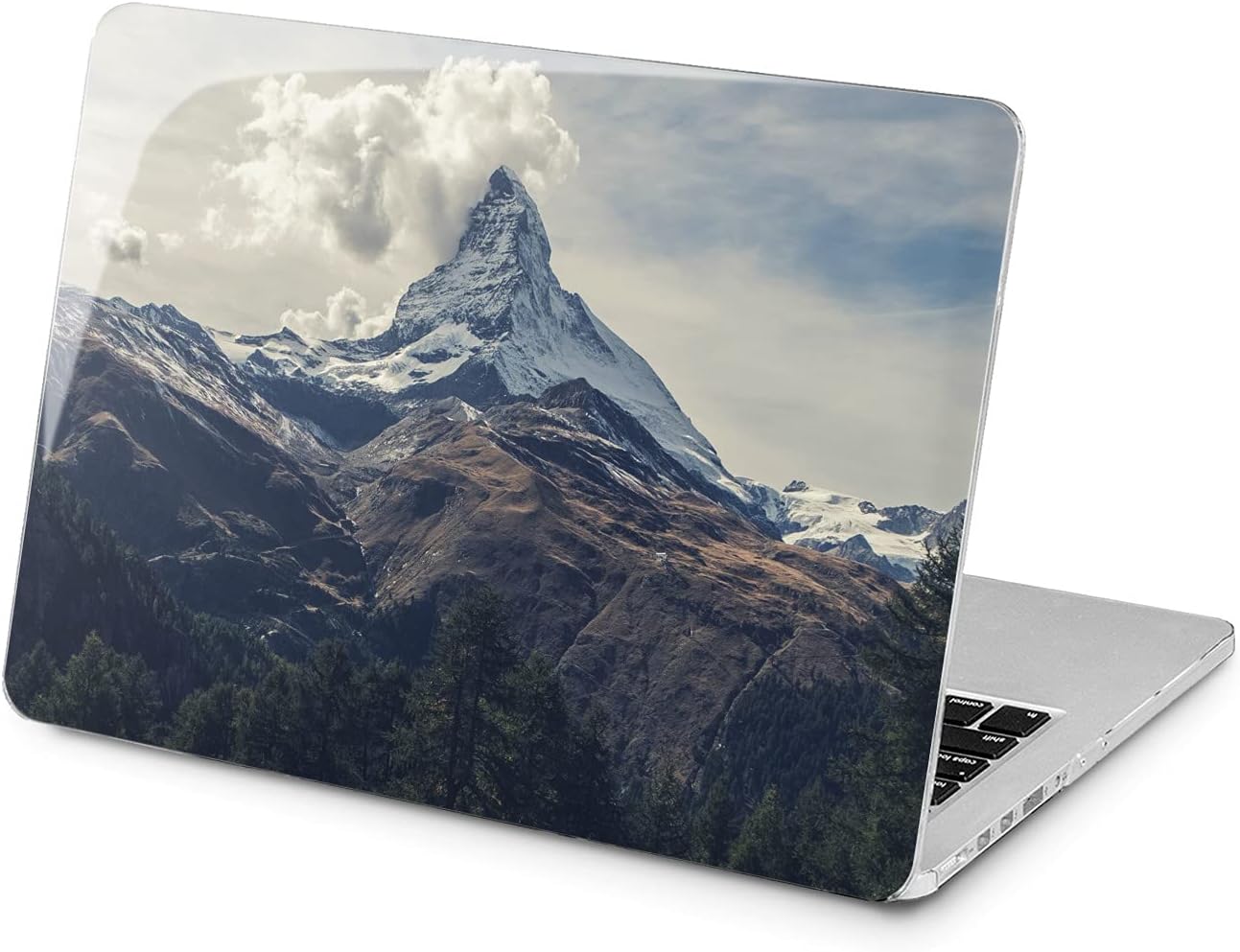 Hard Case Compatible for MacBook Pro 16 14 M3 M2 2023 M1 Pro 13 2022 Air 13 2021 Retina 2020 Mac 11 12 Clouds Beautiful Summit Protective Design Rock Glam Print Laptop Mountain Cover Nature