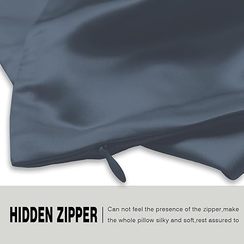Miniatura 76 de Funda de almohada de seda para cabello y piel, suave, transpirable y resistente, fundas de almohada de seda de morera natural de ambos lados