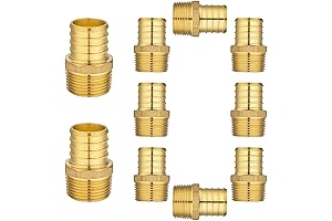 Lidertik PEX Adapter: Seamless Plumbing Transitions from 1" PEX to 3/4" NPT