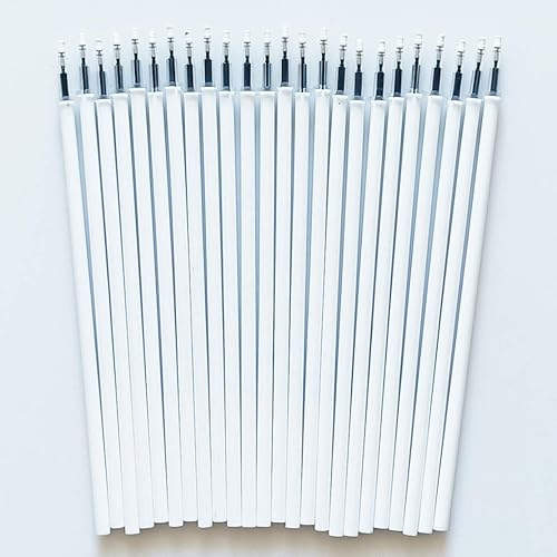 Sencoo Paquete de 24 bolígrafos de tinta de gel negra de 0.020 in de repuesto disponible en Yaxa El Salvador