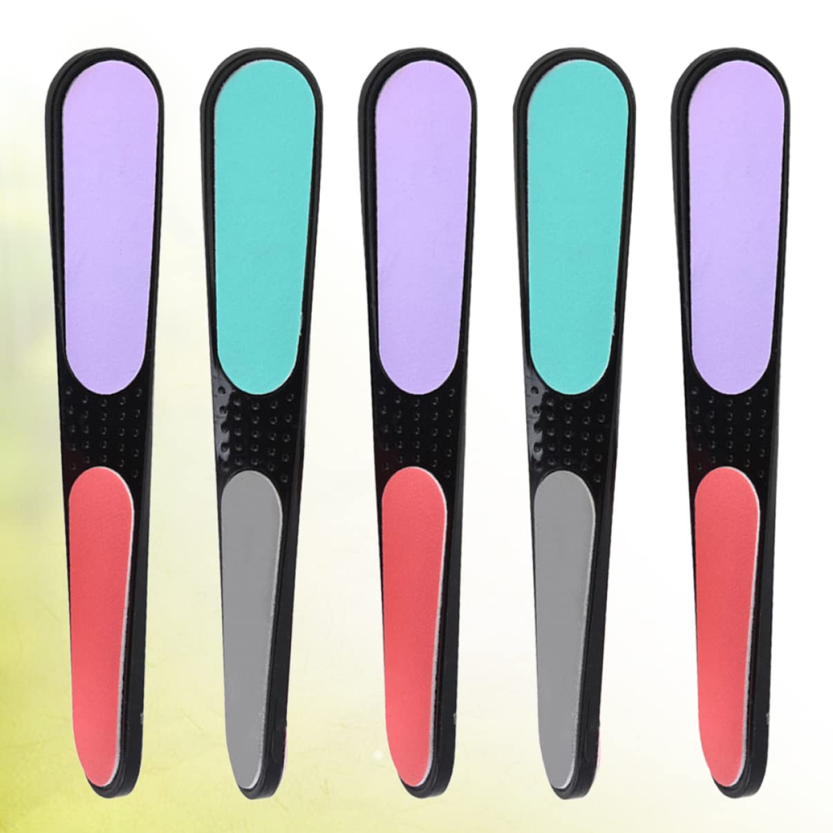 minkissy 30piezas Limas De Uñas Cuatro Caras Herramienta Multifuncional Para Manicura y Arte De Uñas Para Postizas