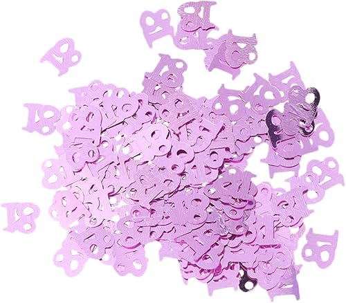 Didiseaon 600 piezas de decoración de mesa de comedor de cumpleaños, confeti con purpurina, decoración de mesa de comedor, decoración de mesa de