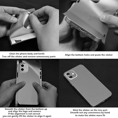 Miniatura 7 de Adhesivo de color dorado champán compatible con iPhone 14 Pro Max, envoltura completa, súper fina, 2 unidades (iPhone 14 Pro Max)