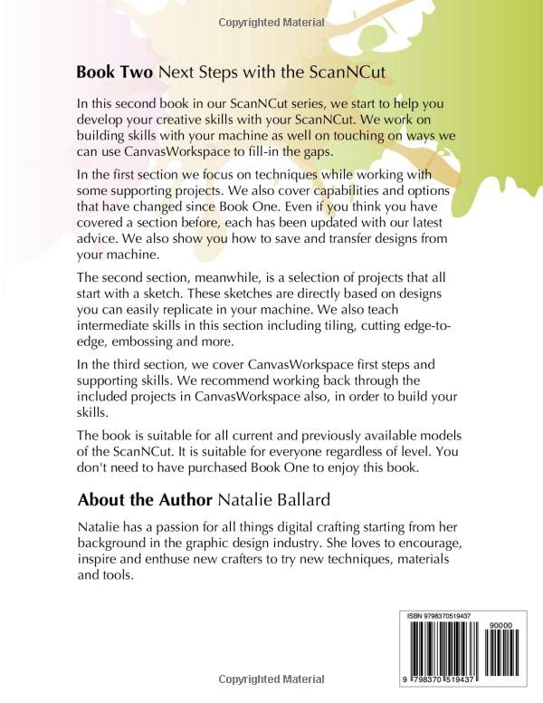 Vista 2 de Go Create Book Two Next Steps with the ScanNCut Suitable for CM & SDX Models (Go Create Learn the ScanNCut Series)