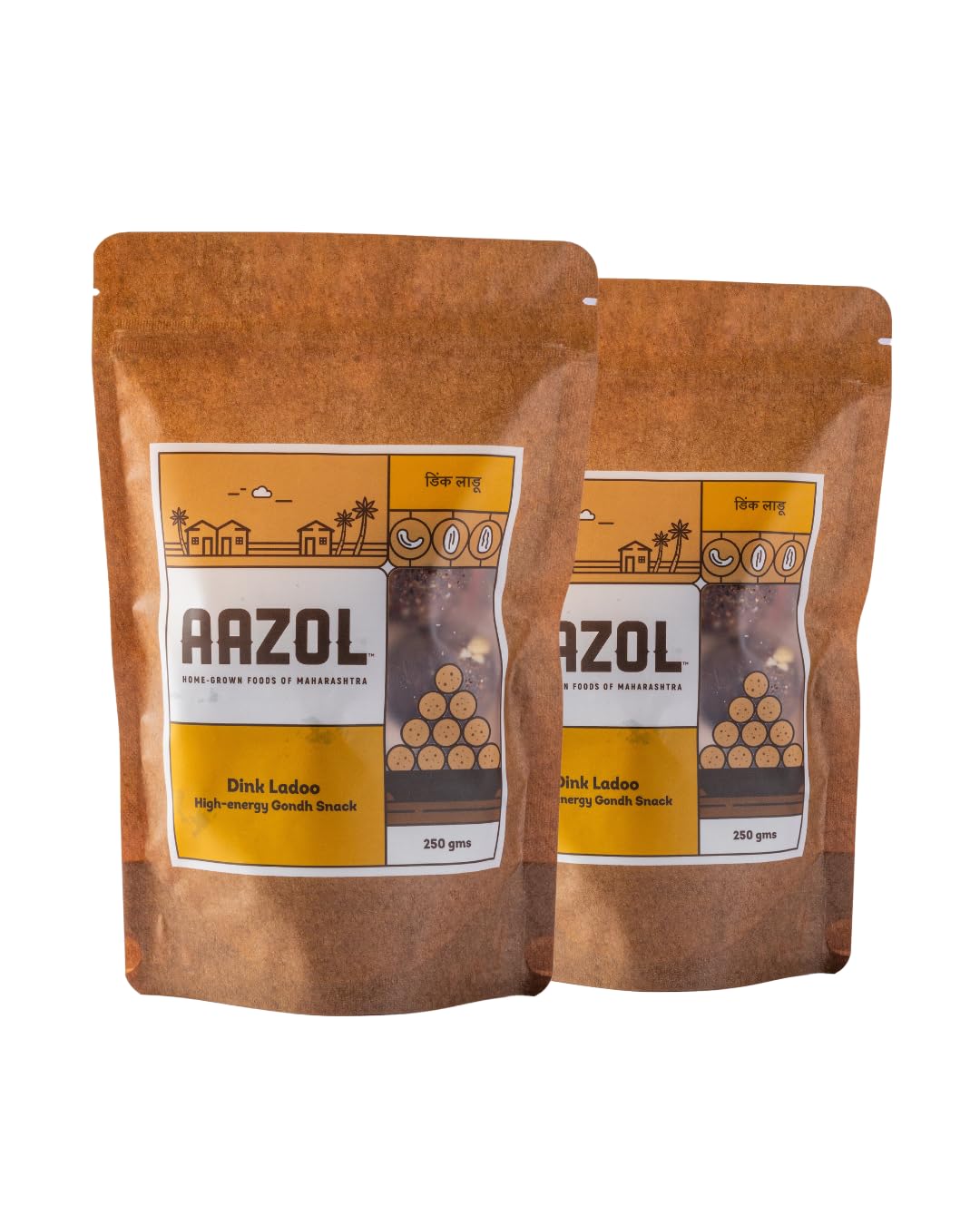 Aazol Nutritious Gond Laddu: Dink Ladoo - 500g (250g - Pack of 2) | Post Natal Laddu | Made with Desi Ghee & Jaggery | Post Pregnancy Energy & Immunity Booster | Ready to Eat (B0C2CCZHP9) Amazon Price History, Amazon Price Tracker