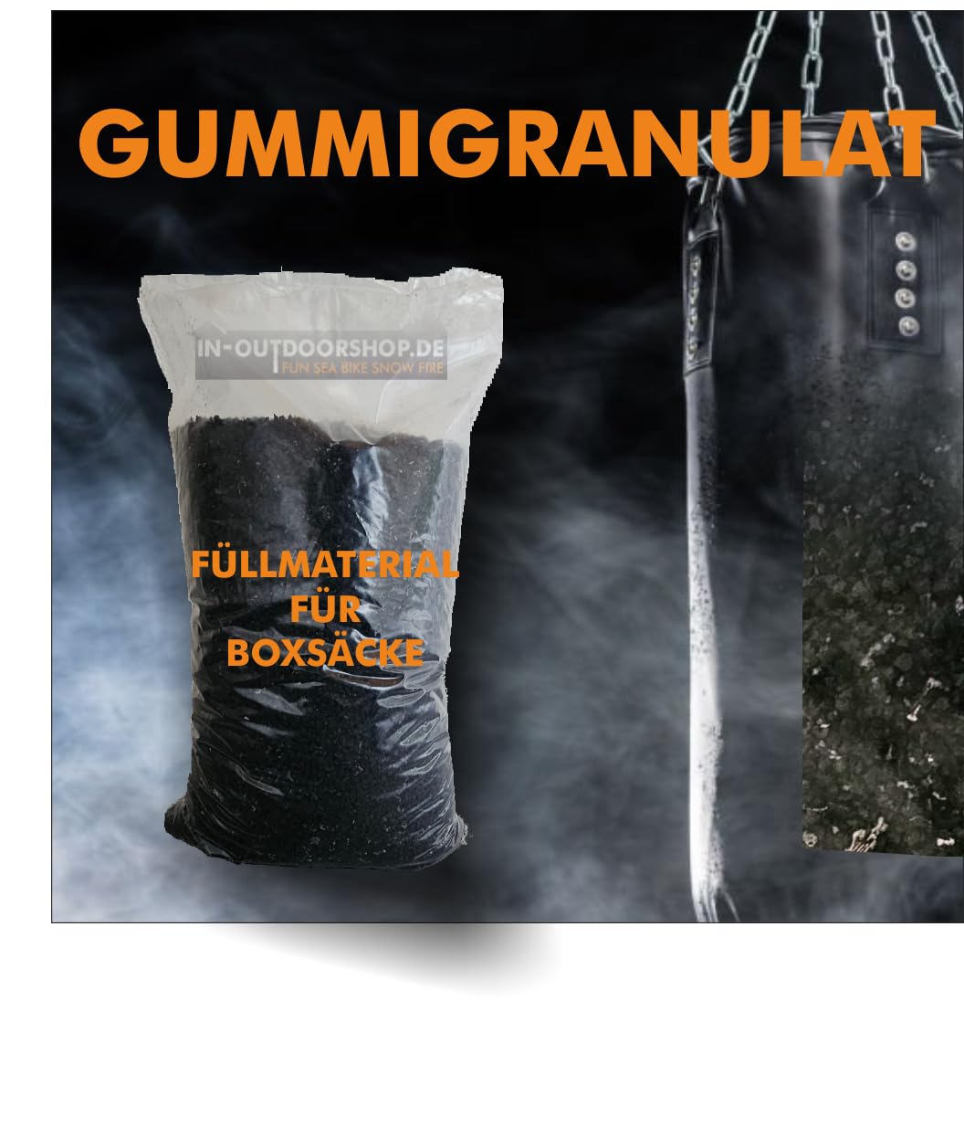 Boxsackfüllung Gummigranulat Füllmaterial für Boxsack Boxbirne Wandschlagkissen Makiwara Maisbirne Boxbirne Schlagbirne Trittsack