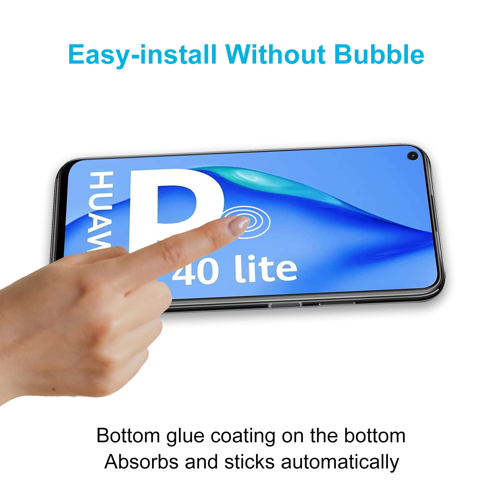 NALIA (2x Screen Protector compatible con Huawei P40