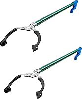 Unger Professional 36 Inch Nifty Nabber Reacher Grabber Tool, 2 Pack with Magnet, Ergonomic Grip for Seniors, Trash Pickup, Yard Work
