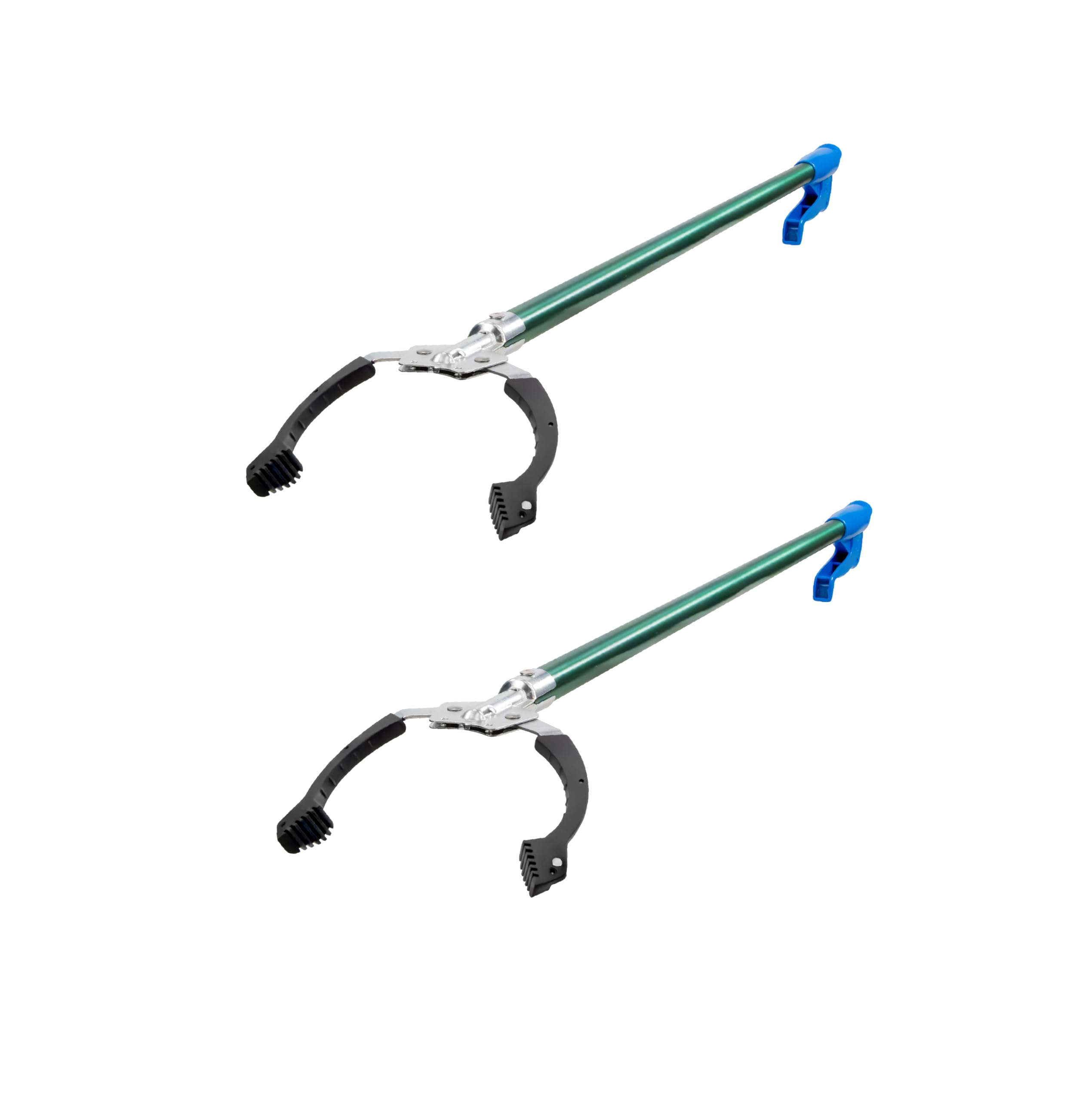 Unger Reacher Grabber Tool and Trash Picker, Anodized Aluminum, Blue, 36"