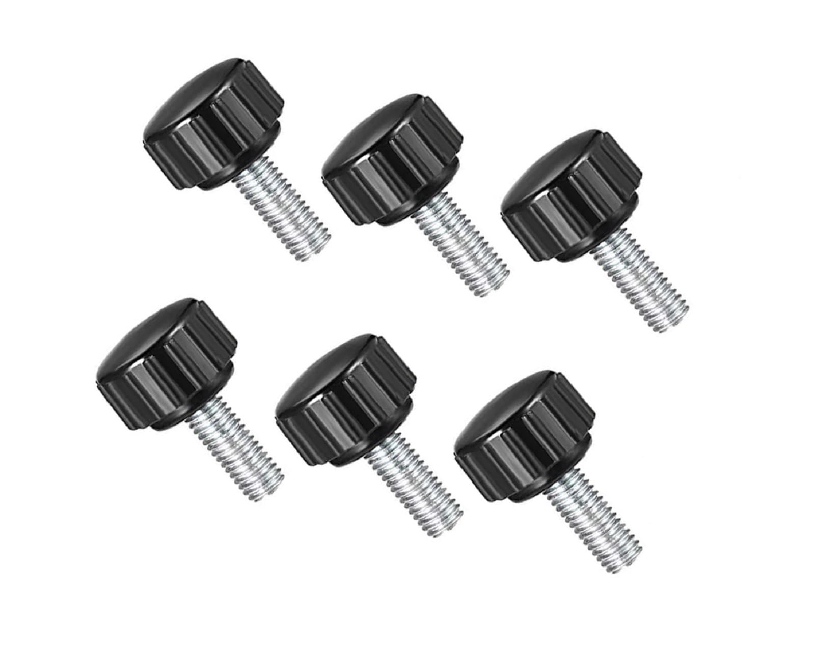 Boxonly Male Thread Knurled Clamping Knobs Grip Thumb Screw on Type for Saw Drill Press