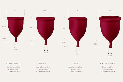 Miniatura 8 de Pixie Cup Copa menstrual suave  Clasificado 1 para la taza de período reutilizable más cómoda  Compra una que le damos uno  Incluye guía de libros