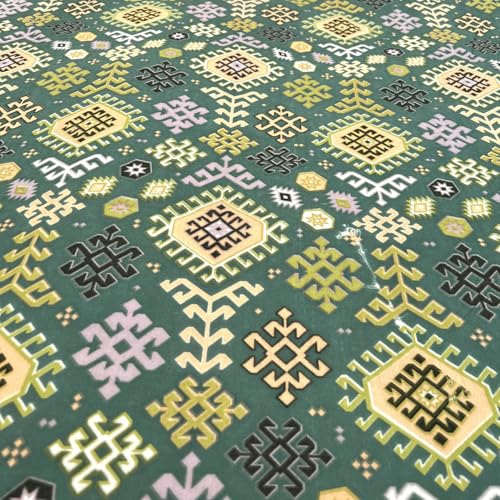 Image of Weave & Decor Super Soft Super Comfortable 144 TC 90x90 inches Printed Cotton Double Bed Bedsheet with Two Pillow Covers
