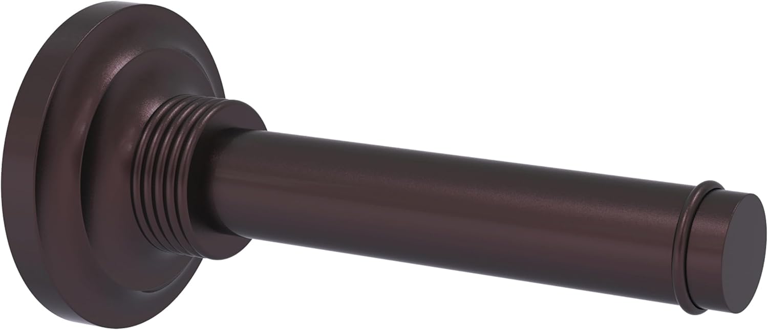 Allied Brass QN-24-1 Que Collection Horizontal Reserve Roll Toilet Paper Holder, Antique Bronze
