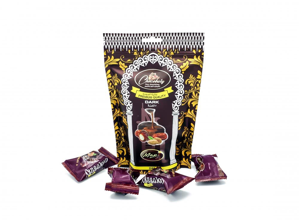 Max Chocolate Dates With Almond Dark 150Gm
