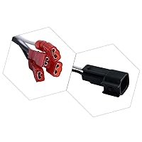 Vista 3 de HSTECH 72-5600 2 pares (paquete de 4) arnés de cableado de cable de cable para Ford Lincoln Mercury Mazda Altavoces Adaptador Conector Adaptador