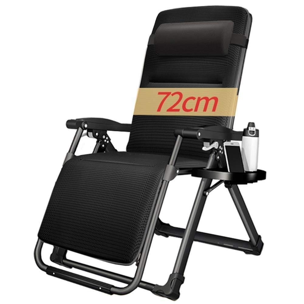 Chaise longue de jardin en plein air ergonomique contre le mal de dos avec coussin amovible