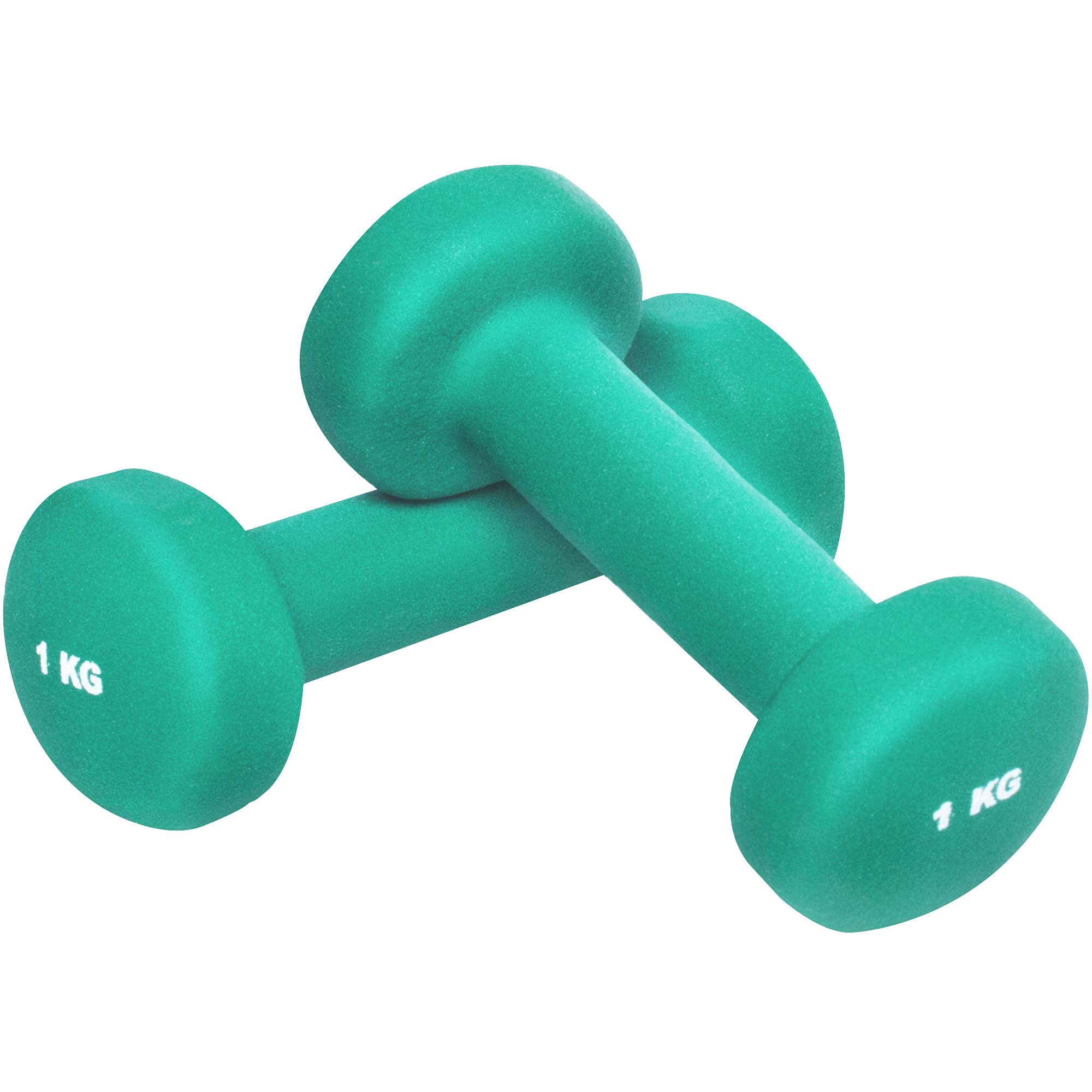GORILLA SPORTS® Gymnastikhanteln Set 10 kg mit Koffer, Vinyl, rutschfest | 8 Gymnastikhanteln: 2 x 0,5 kg, 2 x 1 kg, 2 x 1,5 kg und 2 x 2 kg; Hantelset, Kurzhanteln Set, Aerobic Dumbbells, Fitness
