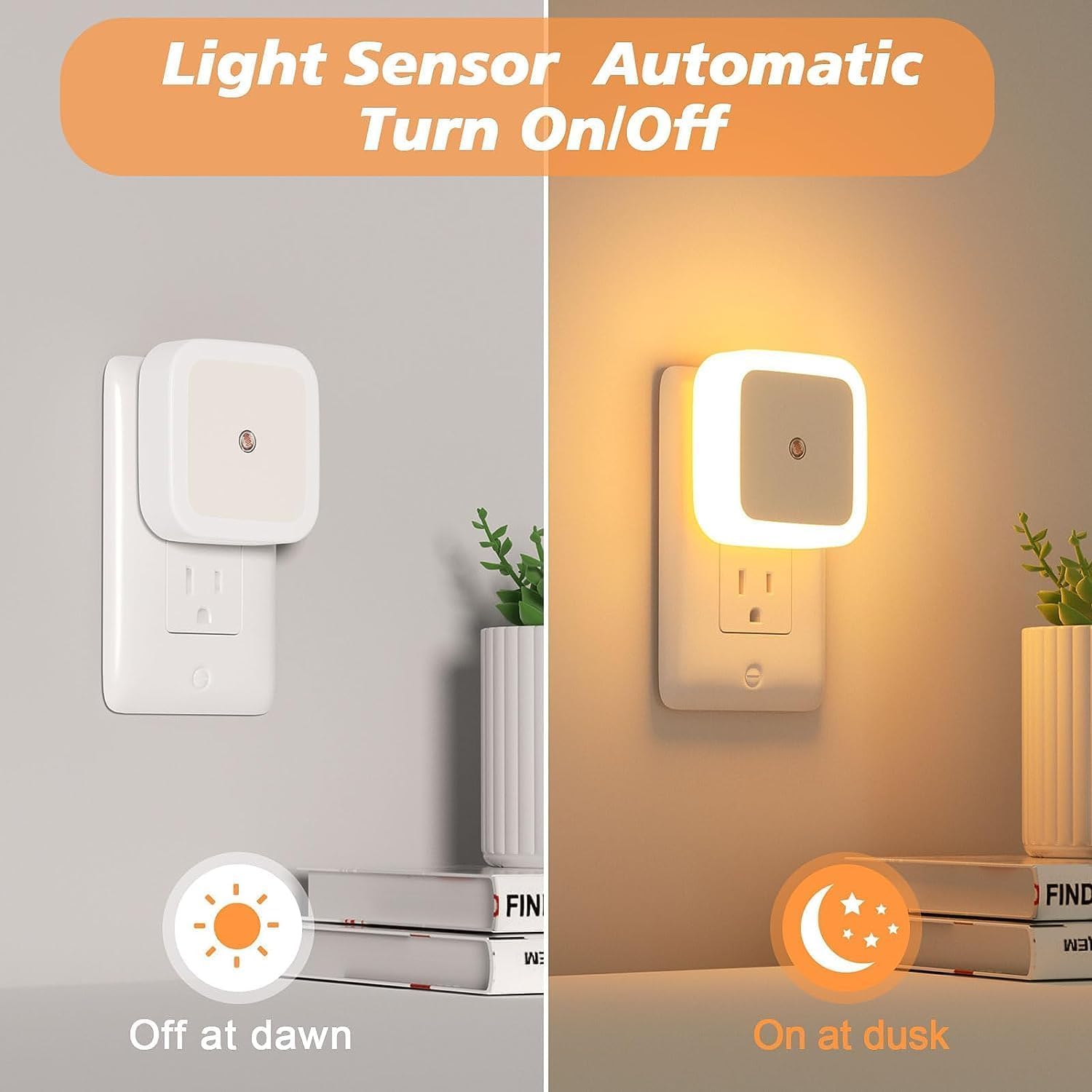 One94Store Smart Motion Sensor LED Light Bulb with Automatic On/Off and Dimmable Warm White Glow, Energy Efficient 7W LED Bulb for Home, Stairs, Kitchen, Bathroom, Wardrobe Lighting - (Pack of 4) 1
