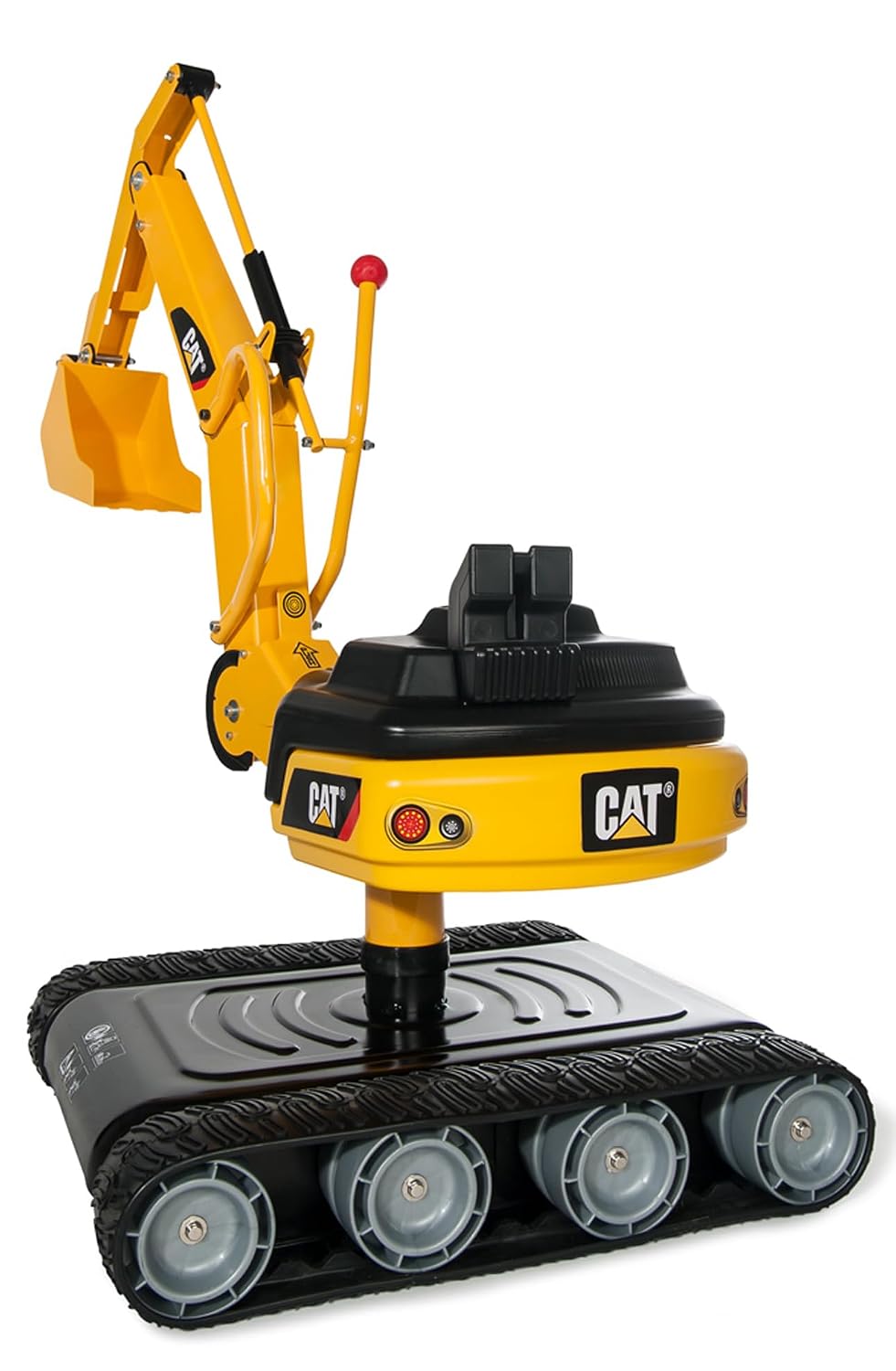 Rolly Toys 51/321/5 "Cat Rolly Metal Excavator with Tank Tracks Toy, Yellow - Image 2