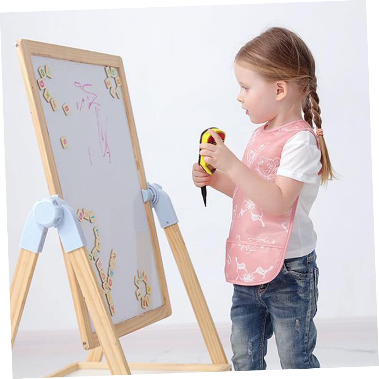 TOYANDONA 3 Pz Bambino Mangiare Bavaglino Bavaglini Bambino Grembiule Bambini Vernice Grembiule Pittura Grembiuli Grembiule Per Bambini Bambini Artista Grembiule Poliestere Bambini Mangiare