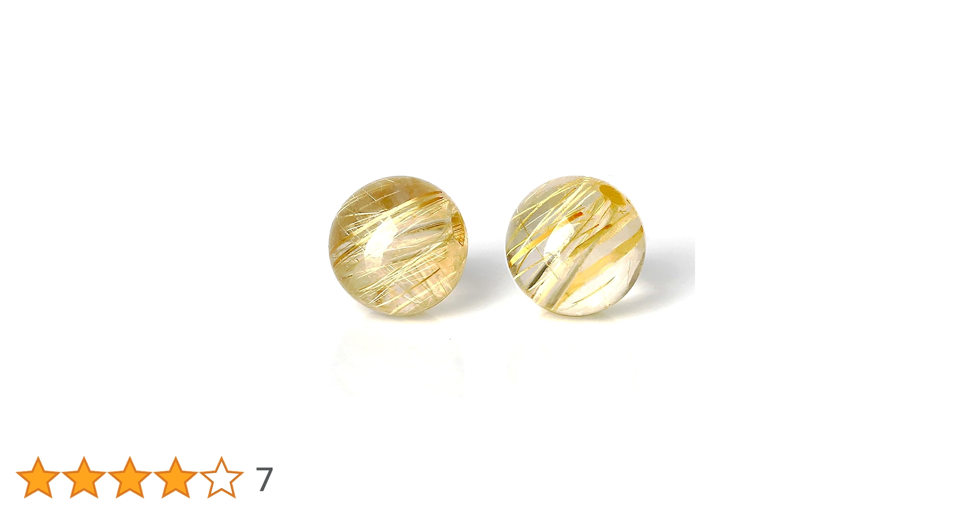 極上品質　透明度抜群　タイチンゴールドルチルクォーツ　樽型　バレルビーズ　天然石 Amazon.co.jp: [TANAKA・YA] 天然石 ビーズ ルチルクオーツ(針