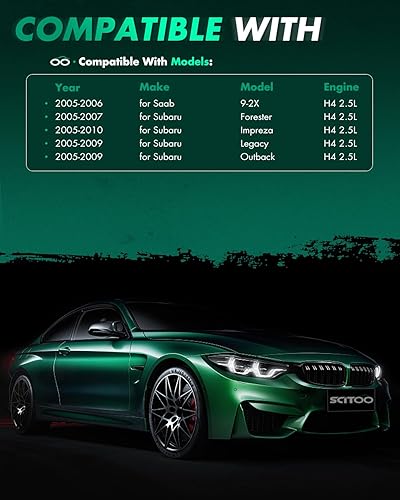 Miniatura 7 de Paquete de bobinas de bobina de encendido SCITOO compatible con Subaru Outback 2.5L 2005-2009 para Subaru Impreza 2.5L 2005-2010 para Subaru