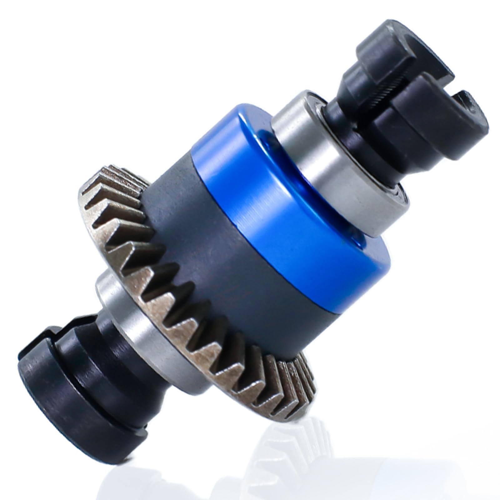 Assembled Differential 30T 0.8Mod Upgraded Part 1pc, Replace for ARA311177, Steel Front/Rear Differential Fits for ARRMA 1/18 Granite/Typhon GROM 1/14 Mojave GROM 1/12 LOSI NASCAR AWD RC Race car-F