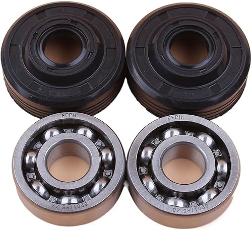 SieHam Crankshaft Bearing Seal Compatible with Partner 350 351 370 371 390 420 Compatible with Husqvarna 136 137 141 142 Gas Chainsaw Spare Parts