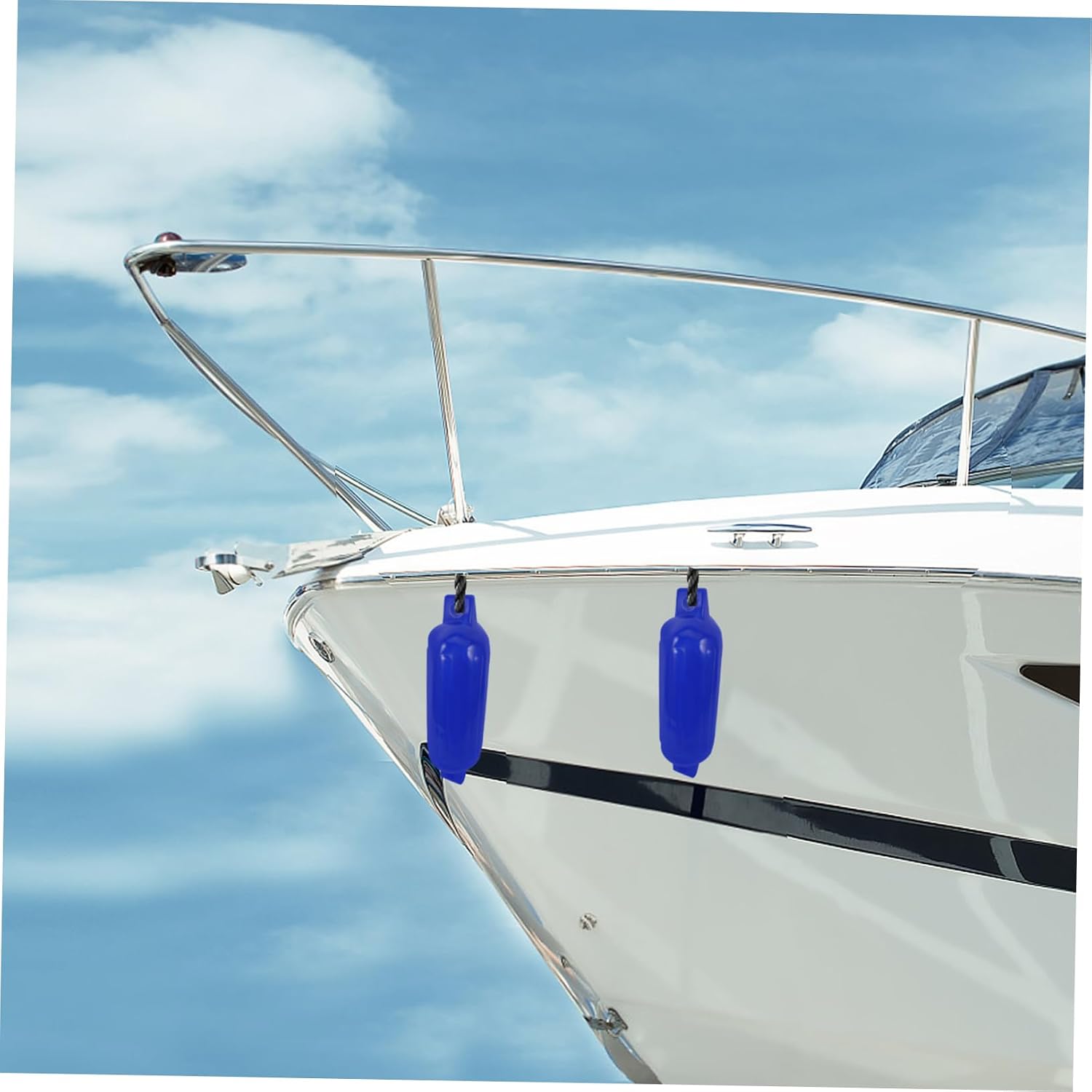 Inflatable Yacht Bumper Thickened PVC Docking Protector Ball for Speedboats Kayaks Sturdy Boat Bumpers for Docking and Protection