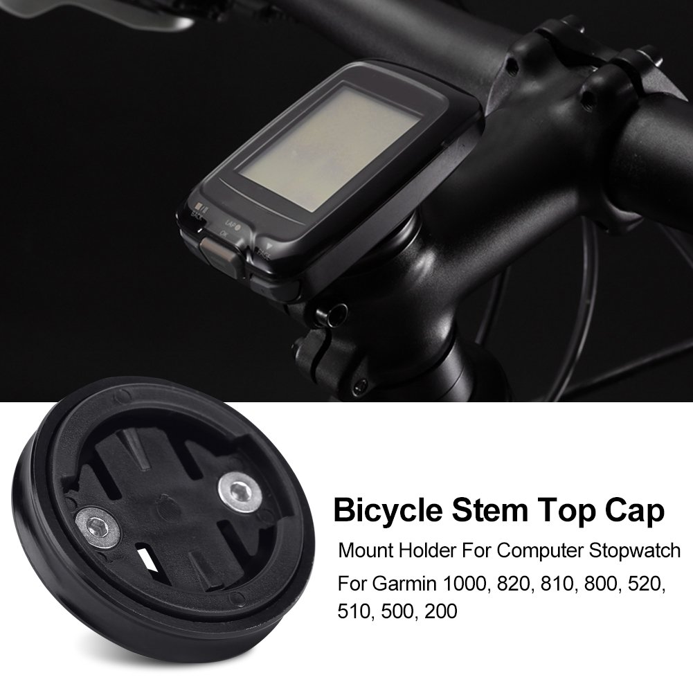 Culnflun Aluminum Alloy Bicycle Stem Top Cap Mount Holder Computer Stopwatch Bracket for Road Bike