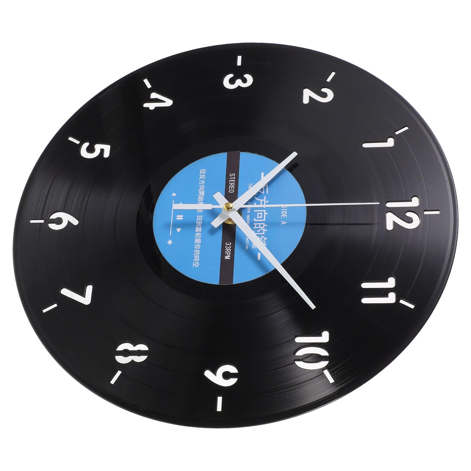 Horloge murale mute decoration salon style retro pendule originale cuisine chambre Homoyoyo