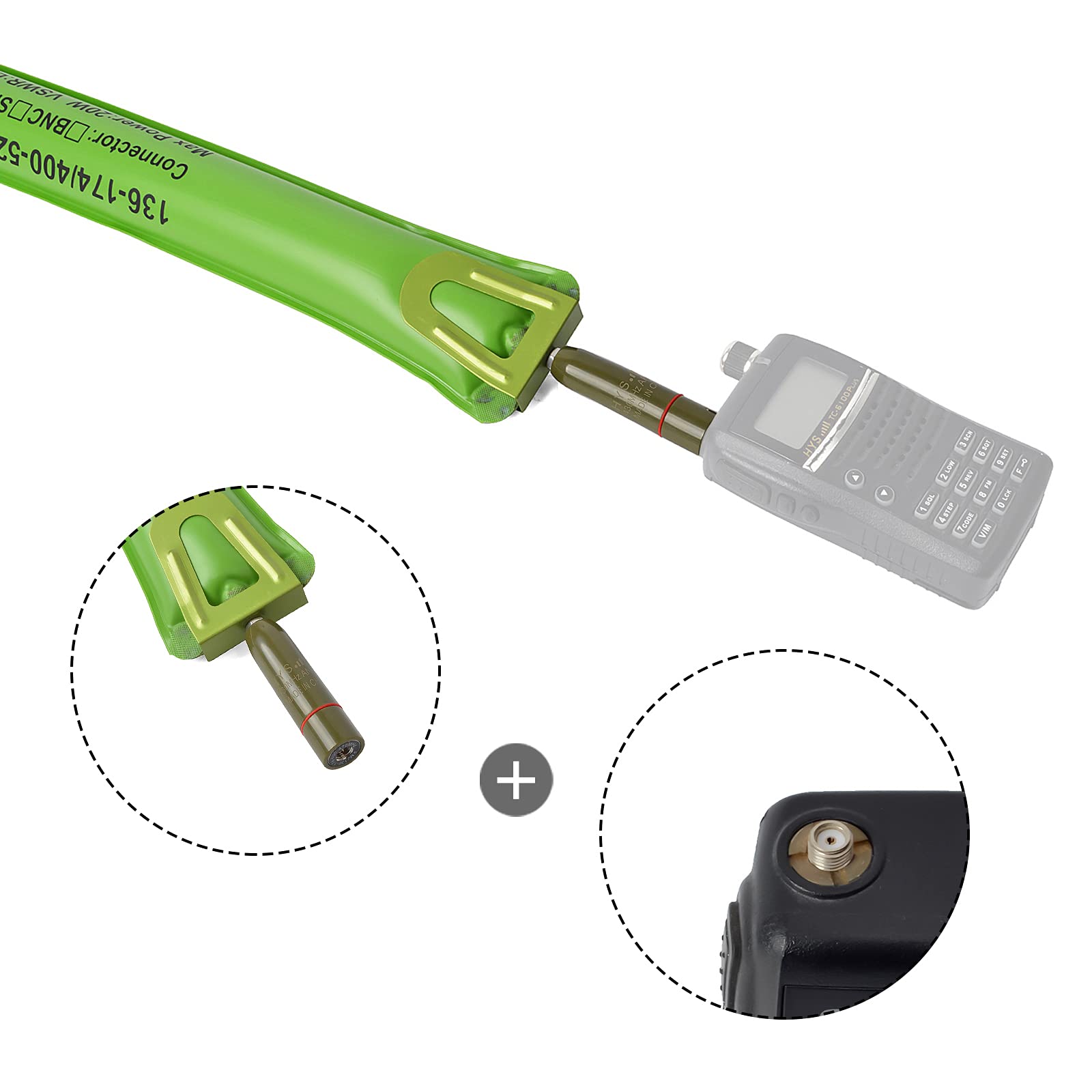 Replacement Antenna for Motorola CLS1110 CLS1410 Ten Pack