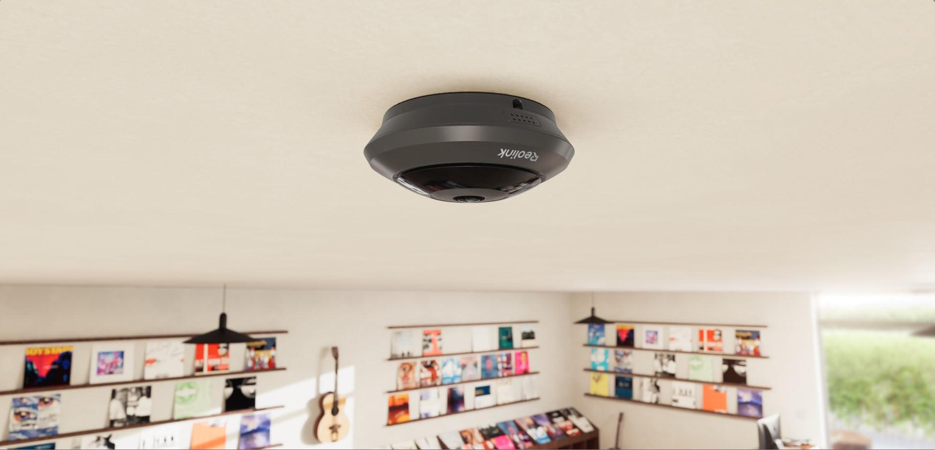 Reolink Fisheye Series P520 Dome IP-Sicherheitskamera Innen & Au?en 2560 x 2560 Pixel Decke/Wand (REO-FISHEYE-P520)