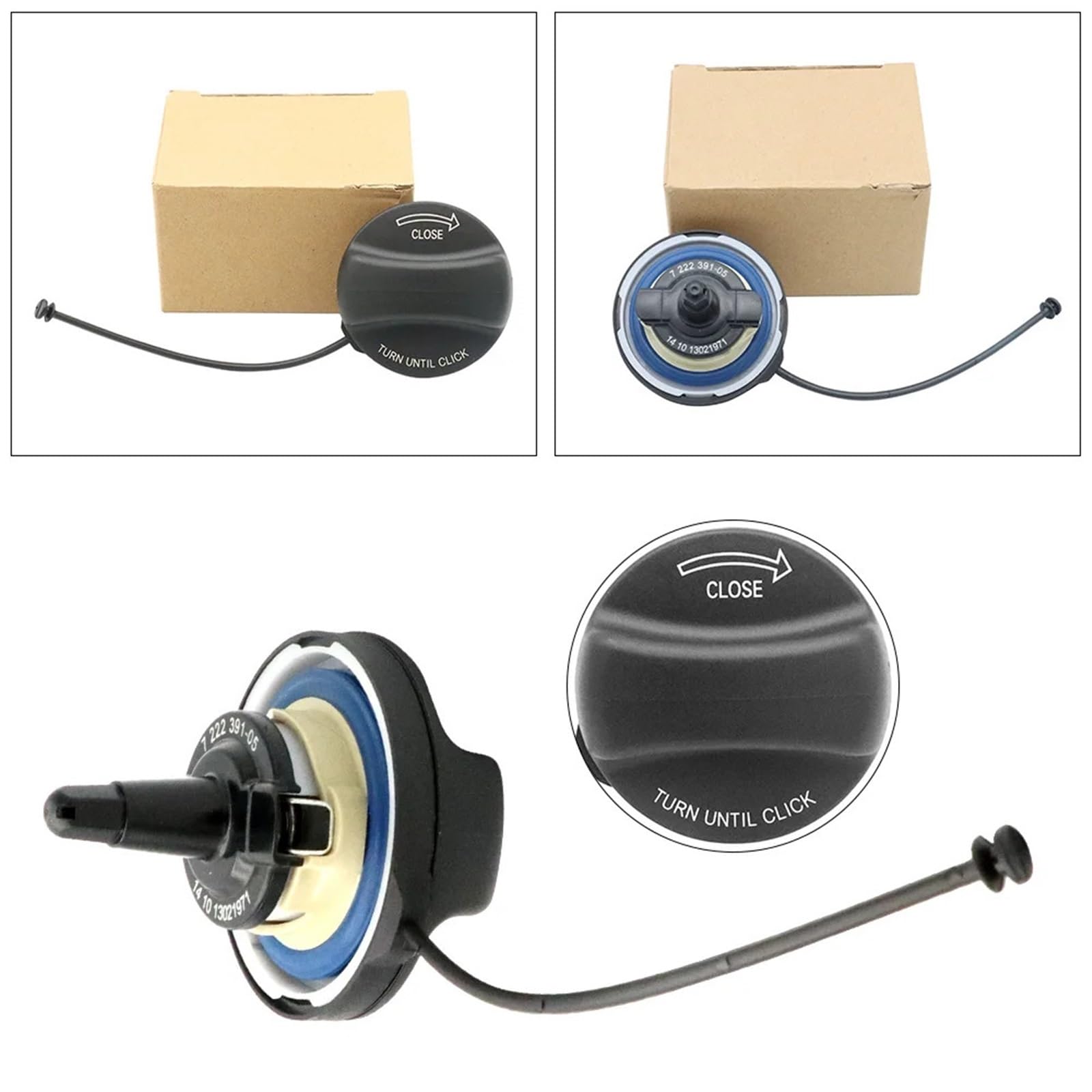 Do Bmw serii EF E39 E46 E60 E63 E65 E66 E70 E71 E90 F01 F02 F07 R55 R56 R60 korek wlewu paliwa Korek zbiornika paliwa(B16117222391)