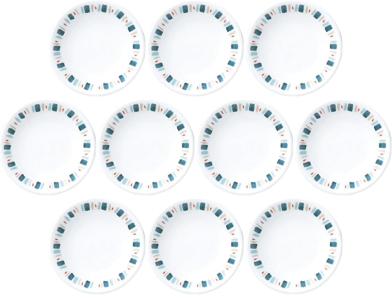 10個セット ＤＣグリーンサークル メタ10cm皿 | 洋食器小皿 [ 10&times;2cm ]