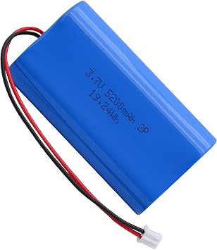 3.7V 5200mAh Rechargeable Li-ion Battery with PH2.0 Plug for Flashlights, Drones, RC Toys, Bluetooth Devices