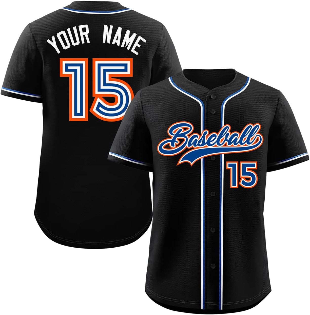 Custom Personalized Baseball Jersey Button Down Shirts Stitched Name Number for Men Women Youth Big Size