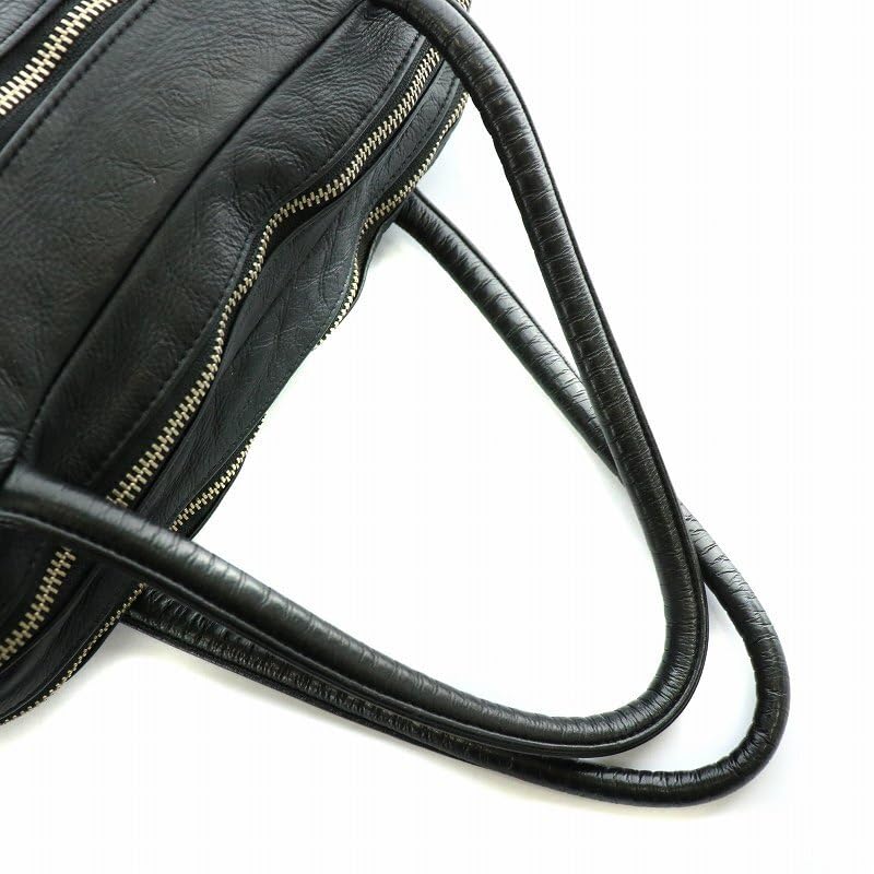 ワイズ ヨウジヤマモト ハンドバッグ トートバッグ バケツ レザー 黒 ワイズ ヨウジヤマモト ハンドバッグ トートバッグ バケツ