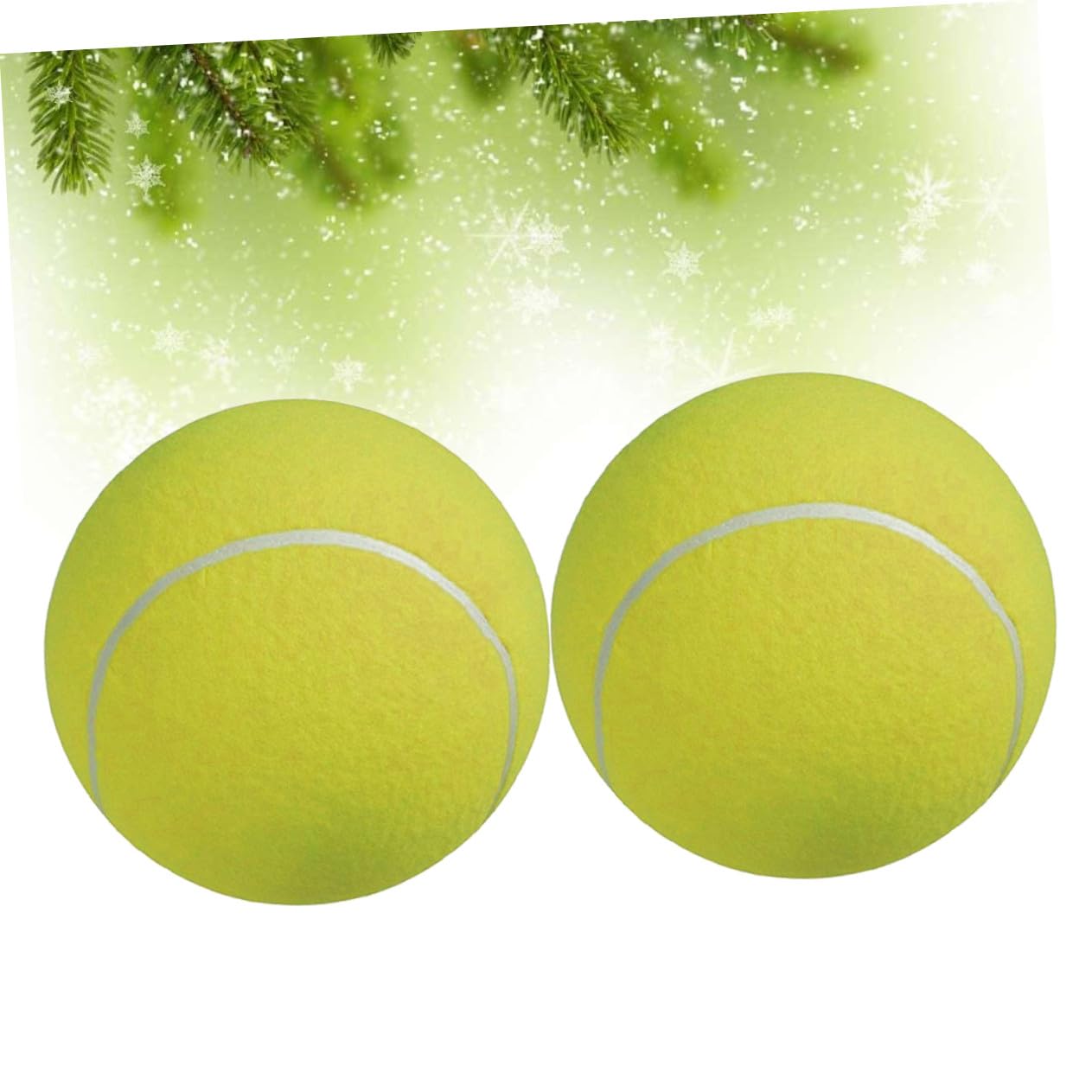 Abaodam Tennis Gigante 24 Cm con Ago per Gonfiaggio, Adatta a Cani e Allenamento Esterno