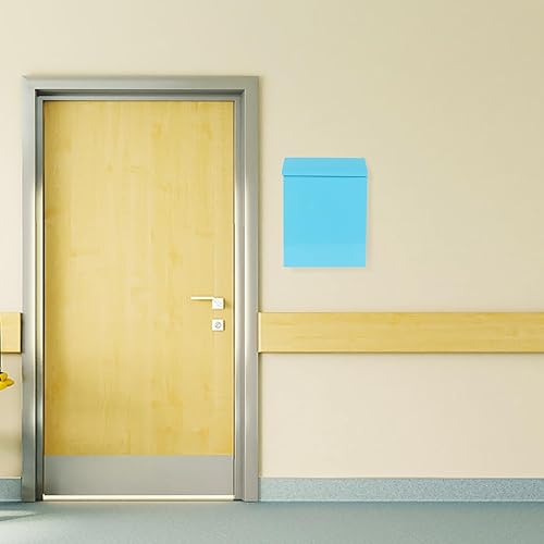 Miniatura 7 de Veemoon Buzón de pared con cerradura de llave, buzón de metal exterior de estilo europeo, caja de sugerencias de bloqueo, caja de sugerencias